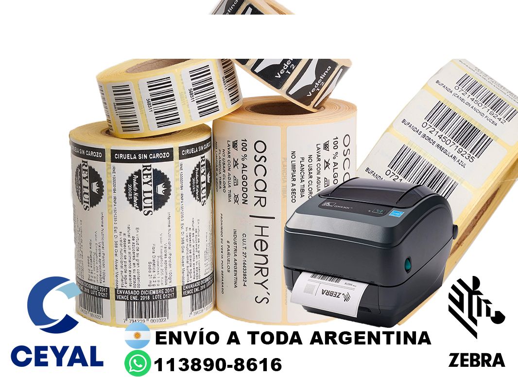 2 cajas de etiquetas 46 x 42
