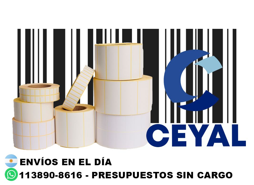 2 cajas de etiquetas 63 x 27