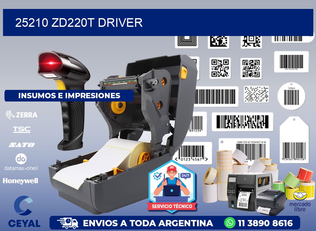 25210 ZD220t driver