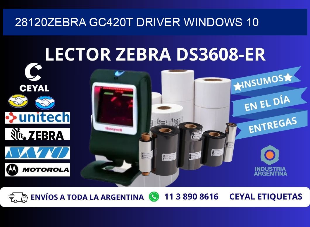 28120Zebra GC420t driver Windows 10