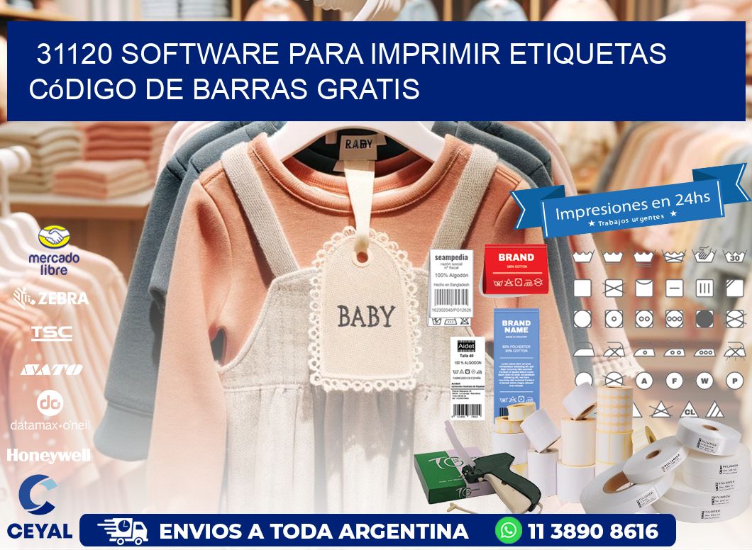 31120 Software para imprimir etiquetas código de barras gratis