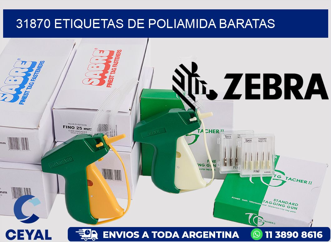 31870 etiquetas de poliamida baratas