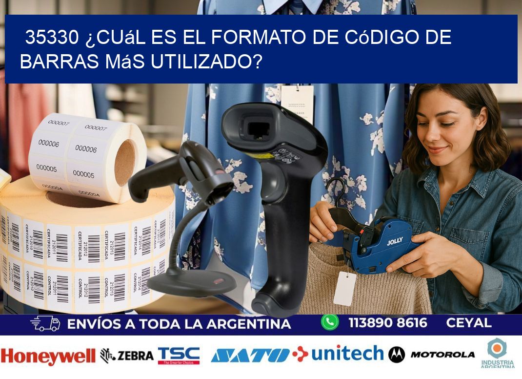 35330 ¿Cuál es el formato de código de barras más utilizado?