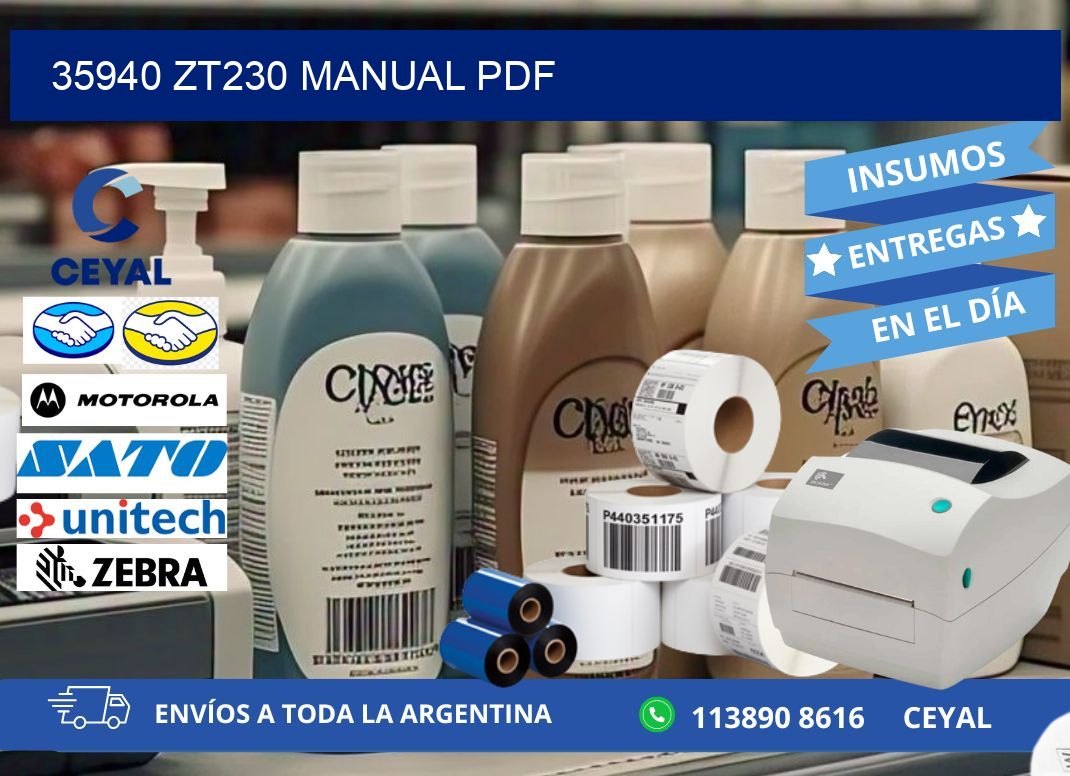 35940 ZT230 manual PDF