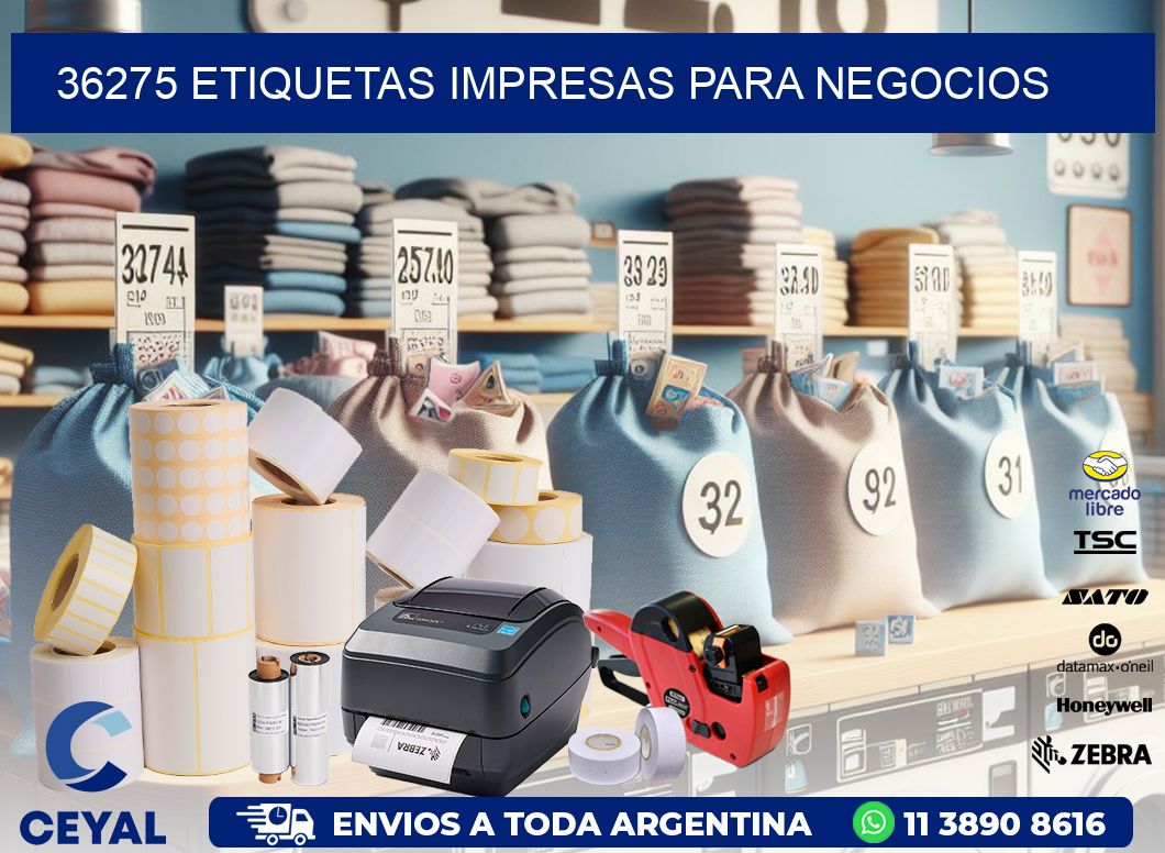36275 etiquetas impresas para negocios