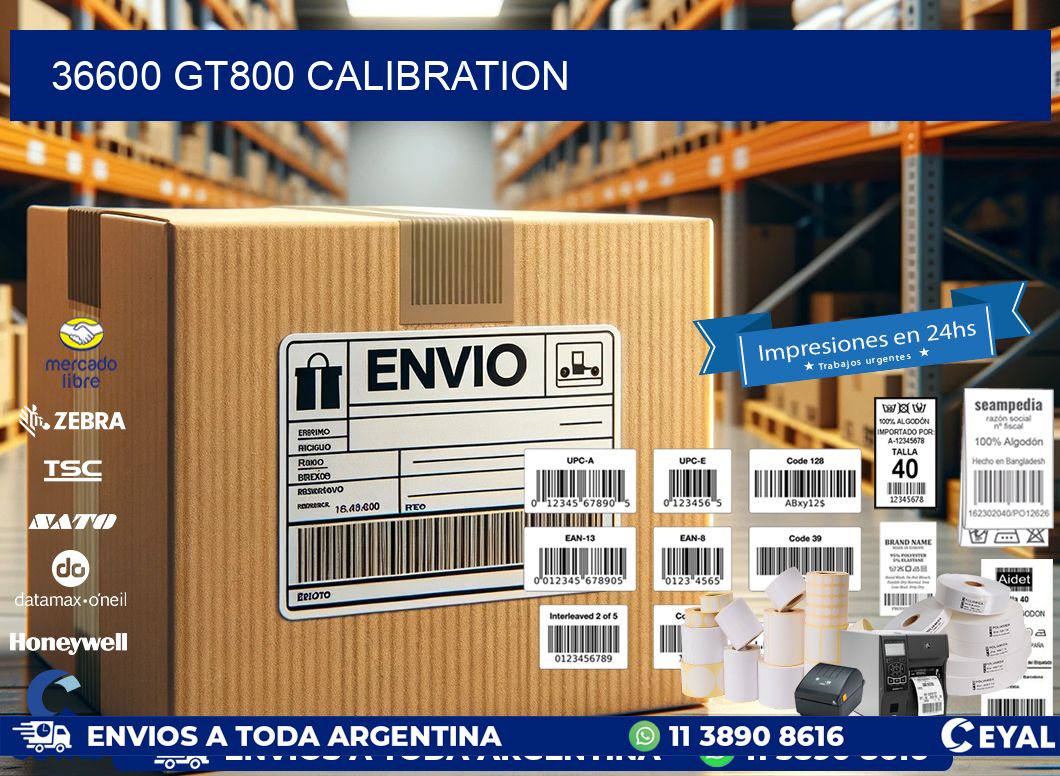 36600 GT800 Calibration