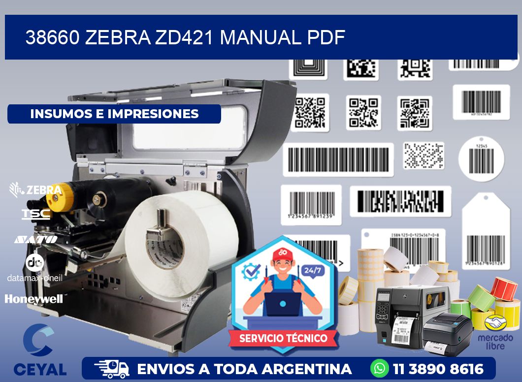 38660 Zebra ZD421 manual PDF
