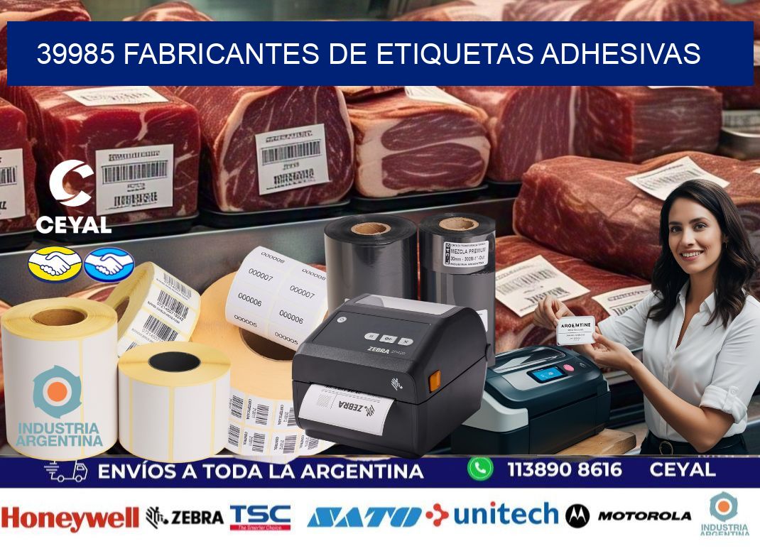 39985 Fabricantes de etiquetas adhesivas