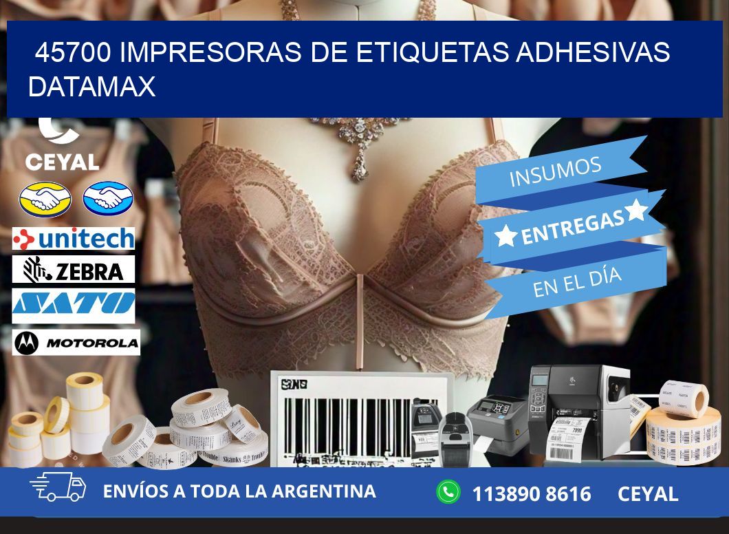 45700 impresoras de etiquetas adhesivas datamax