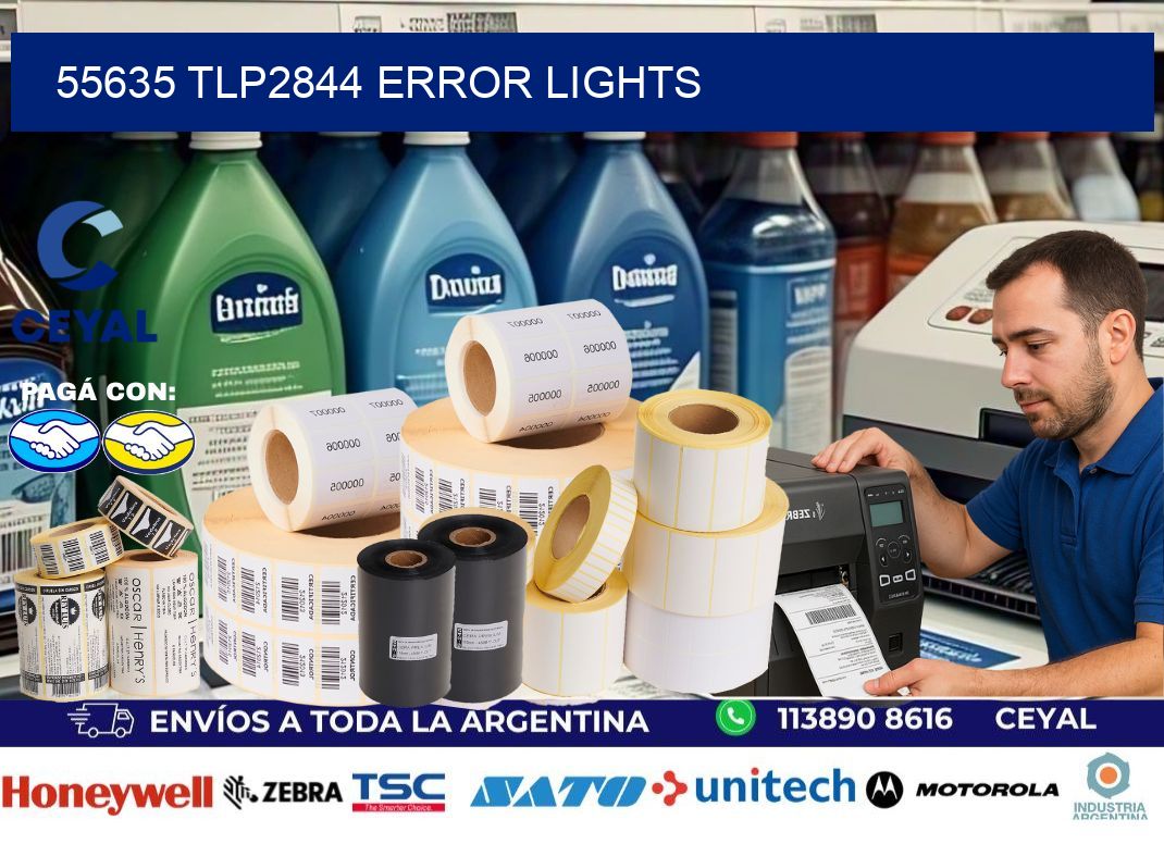 55635 TLP2844 error lights