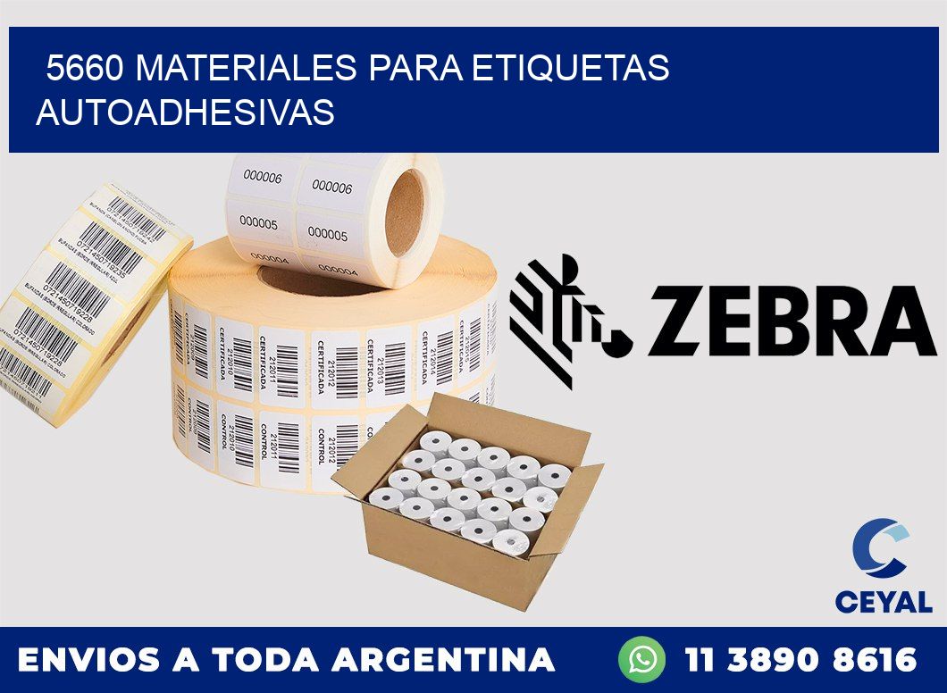 5660 materiales para etiquetas autoadhesivas