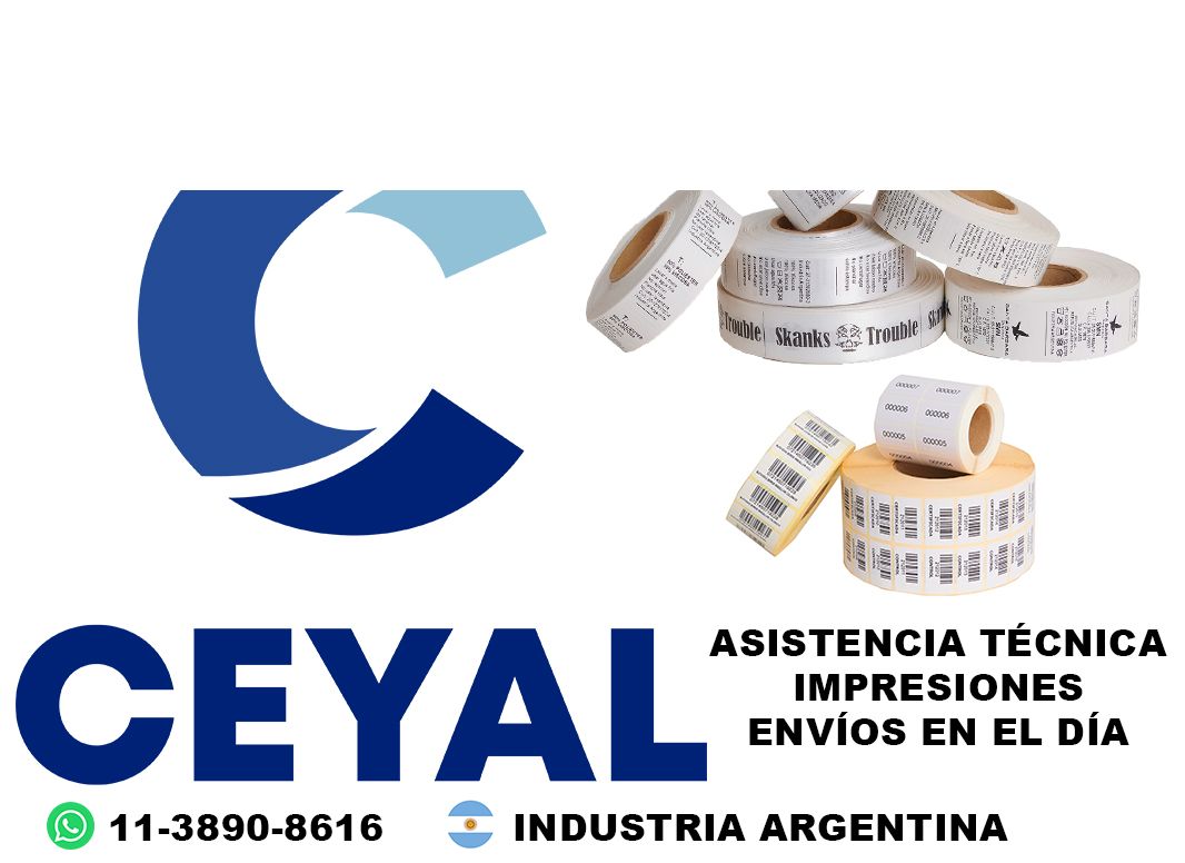5880 Etiquetas en rollo para grandes tiradas