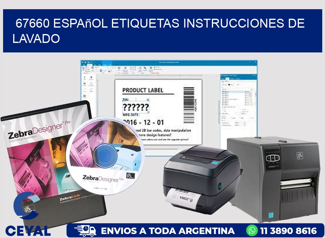 67660 español etiquetas instrucciones de lavado