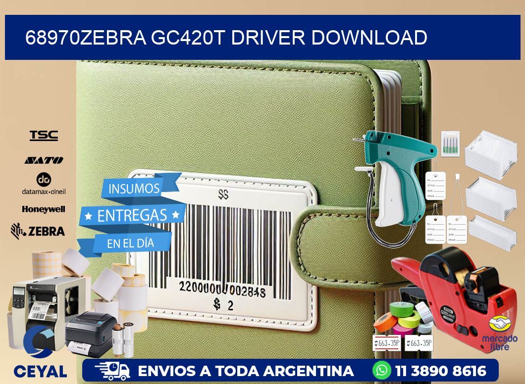 68970Zebra GC420t driver download