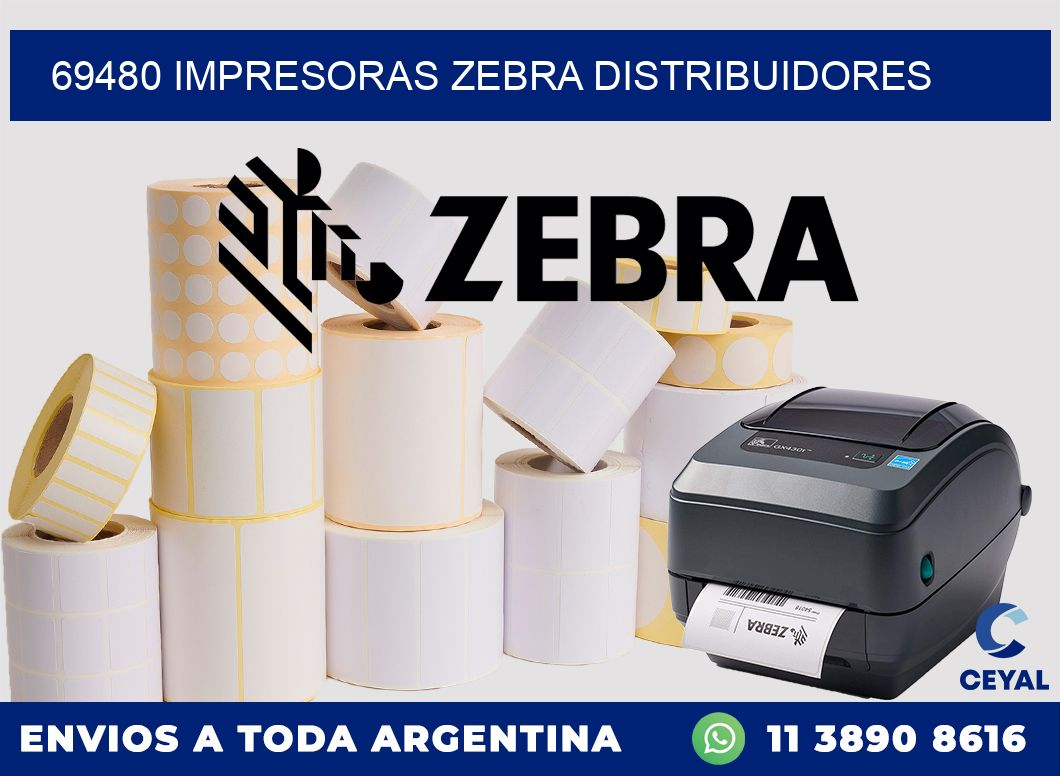 69480 impresoras Zebra distribuidores