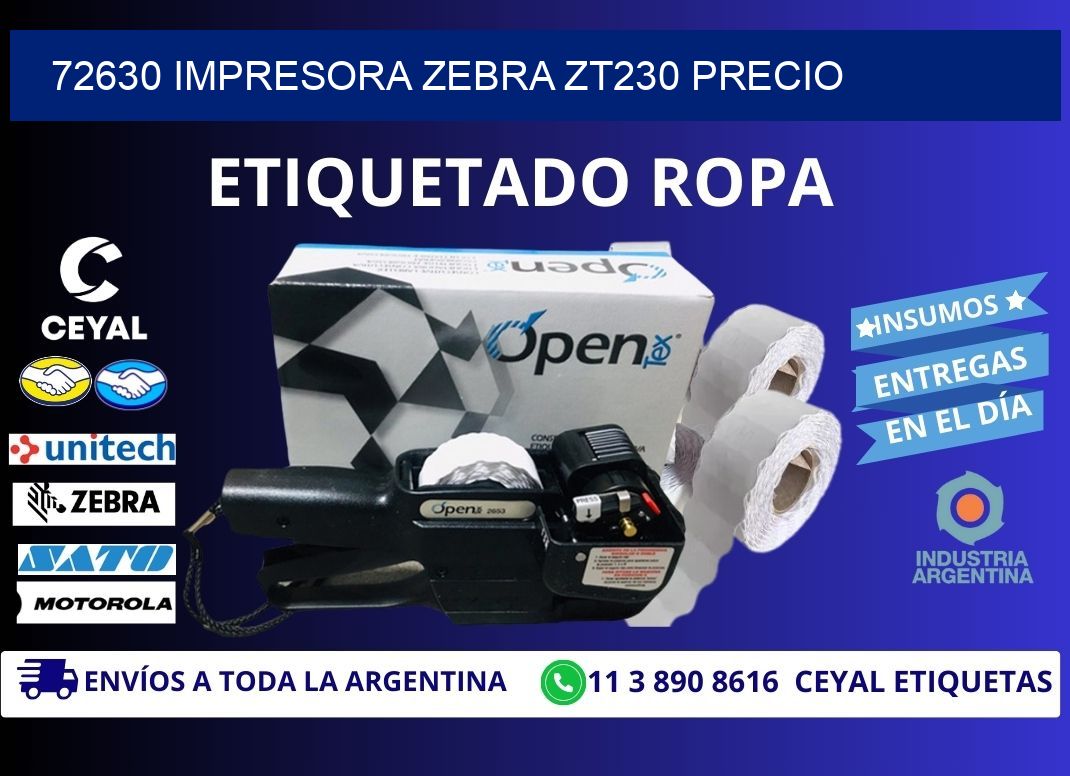 72630 Impresora Zebra ZT230 precio