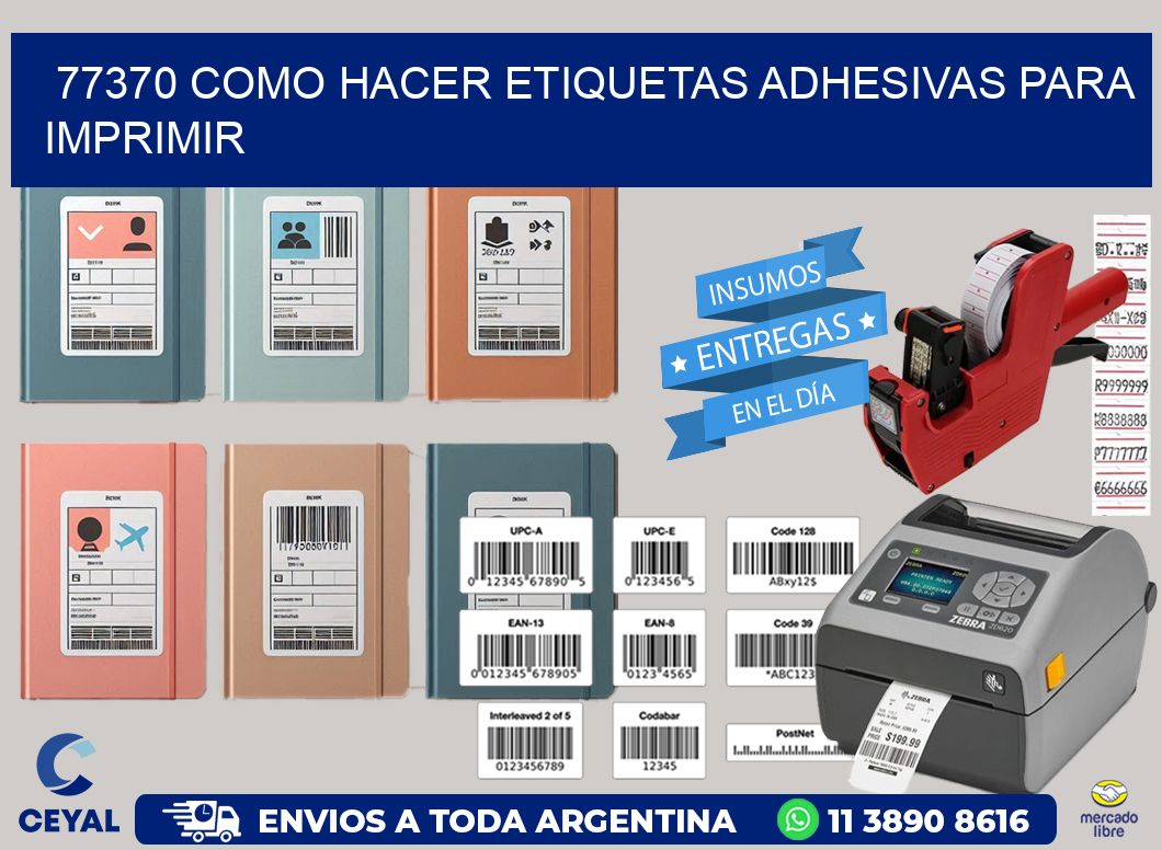 77370 Como hacer etiquetas adhesivas para imprimir