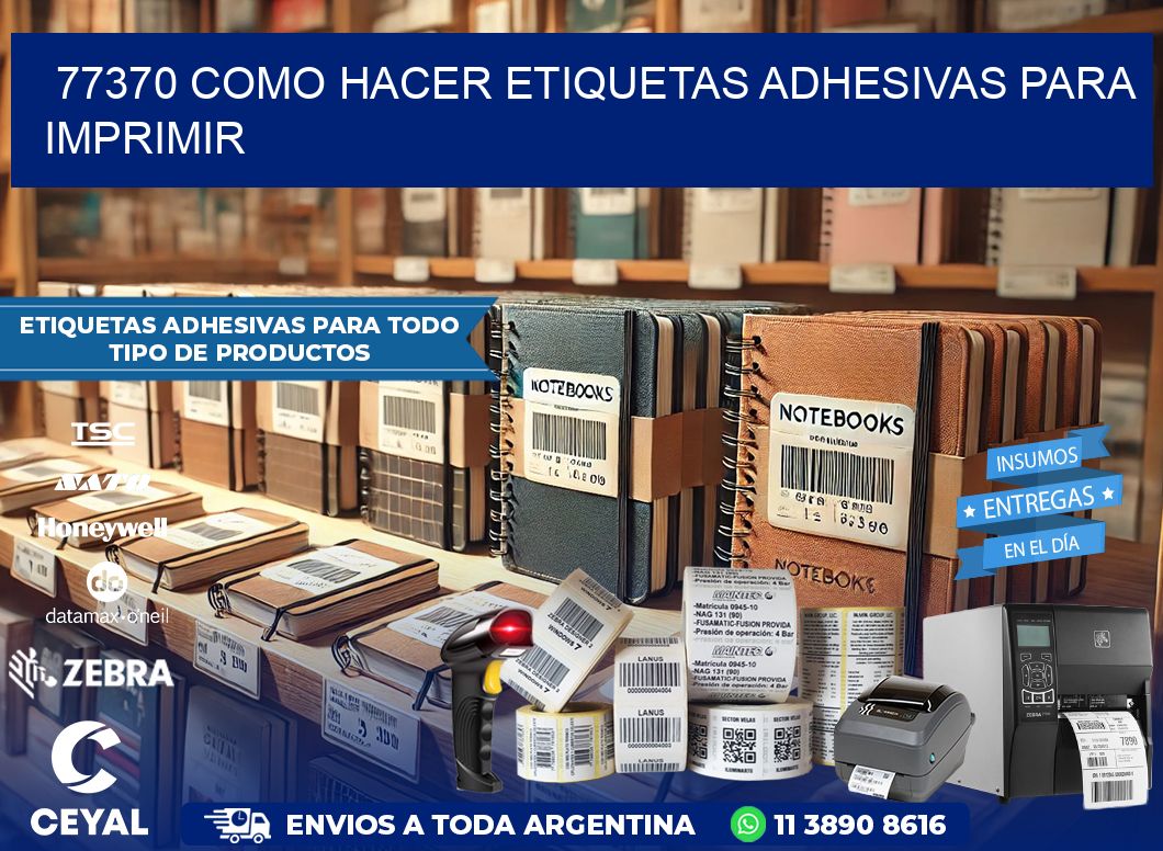 77370 Como hacer etiquetas adhesivas para imprimir