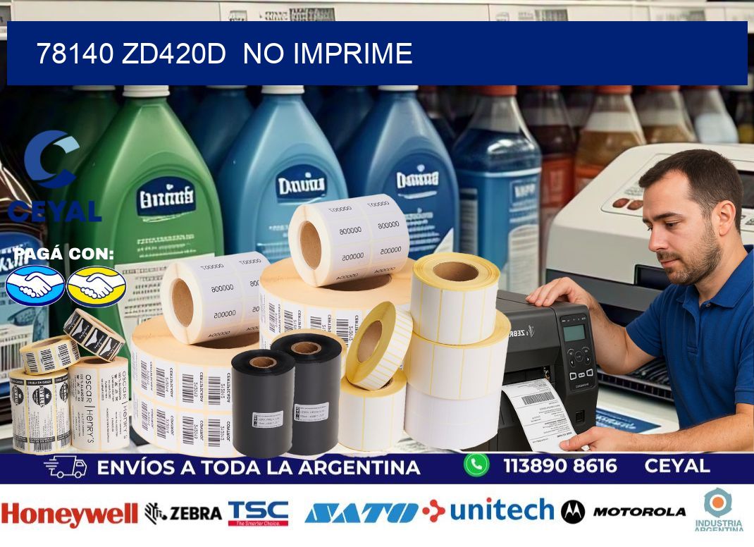 78140 ZD420d  no imprime