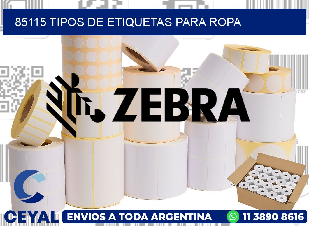 85115 tipos de etiquetas para ropa