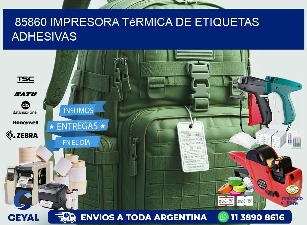 85860 Impresora térmica de etiquetas adhesivas