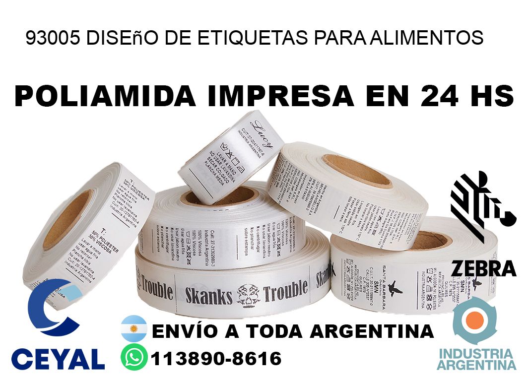 93005 Diseño de etiquetas para alimentos