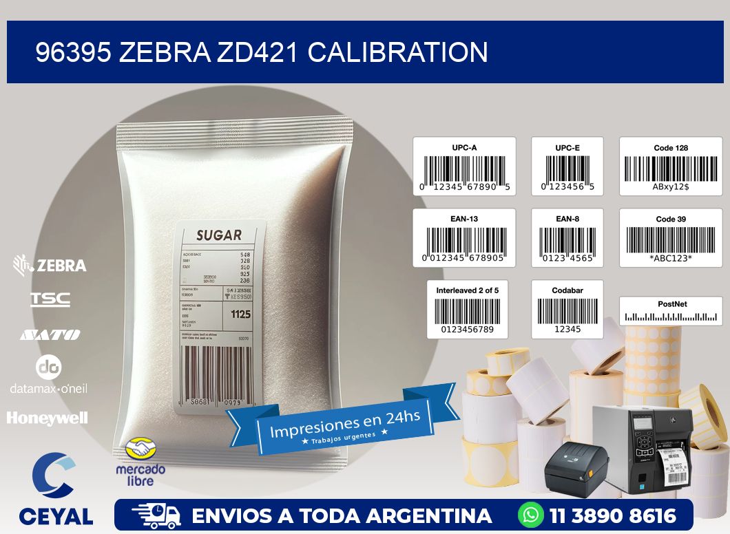 96395 Zebra ZD421 Calibration