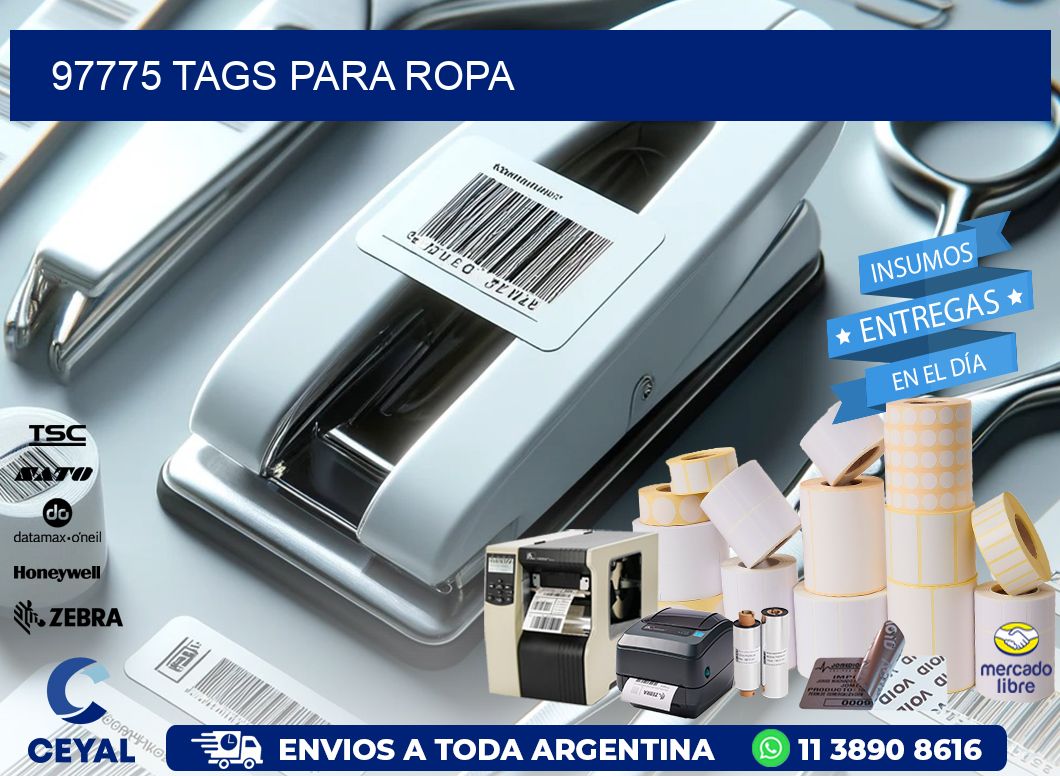97775 Tags para ropa