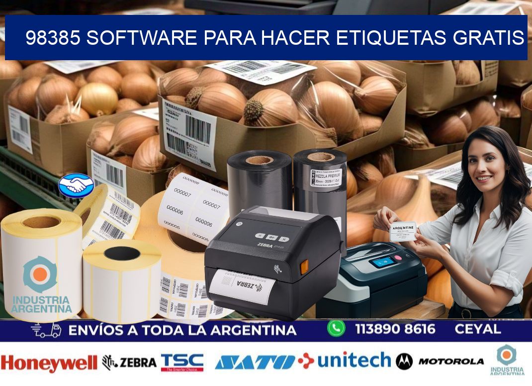 98385 Software para hacer etiquetas gratis