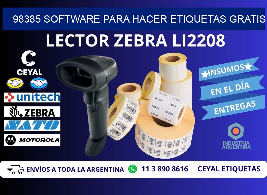 98385 Software para hacer etiquetas gratis