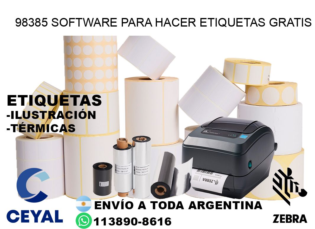 98385 Software para hacer etiquetas gratis
