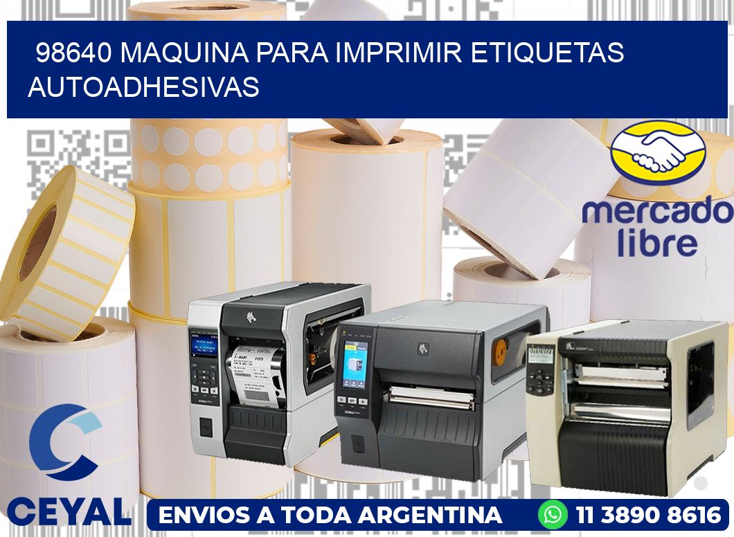 98640 maquina para imprimir etiquetas autoadhesivas