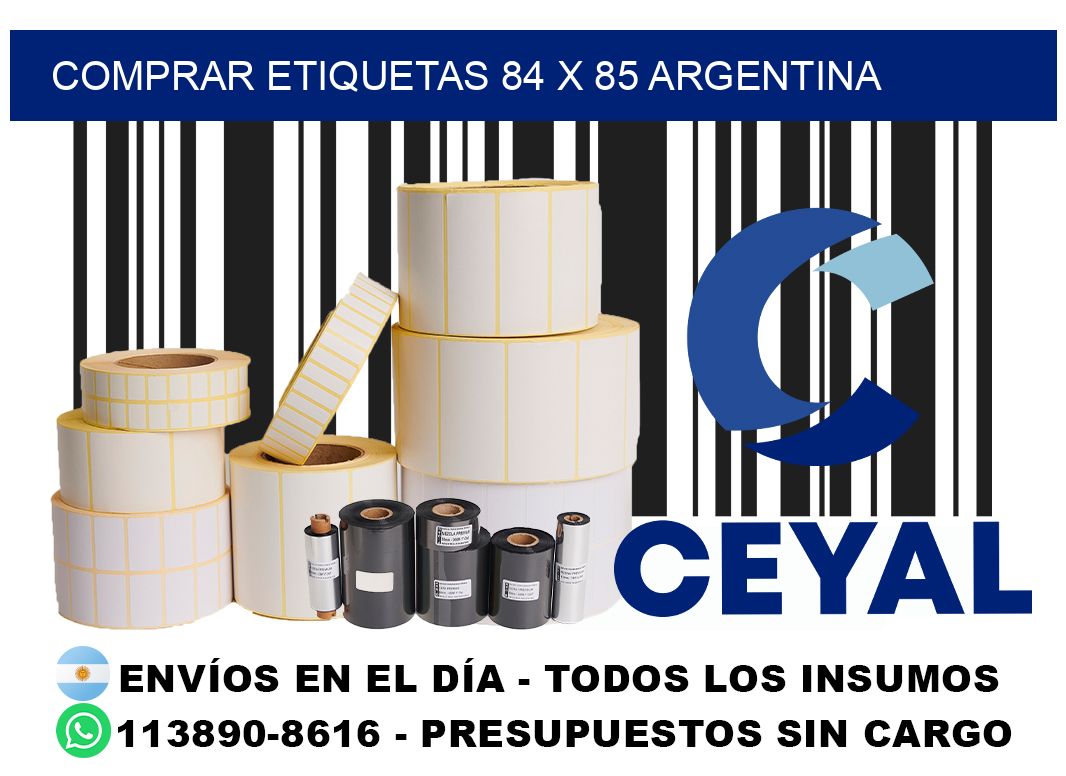 Comprar etiquetas 84 x 85 argentina