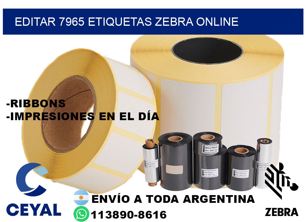 EDITAR 7965 ETIQUETAS ZEBRA ONLINE