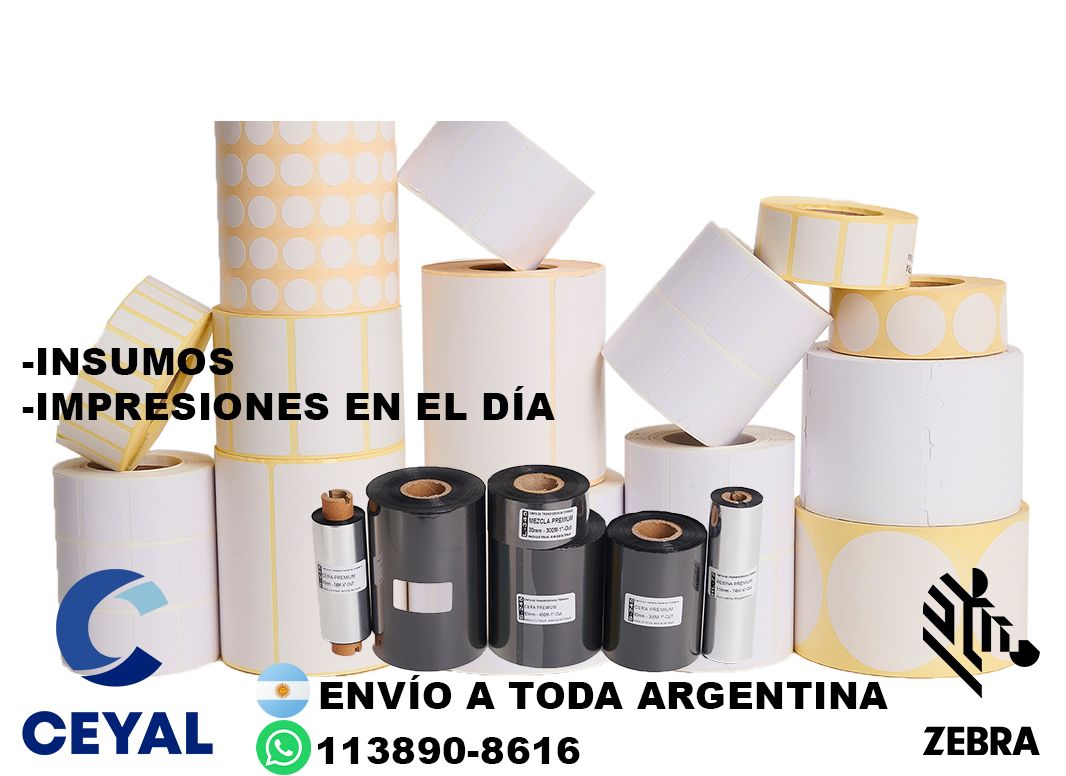 etiquetas personalizada  56 x 84 x 1000