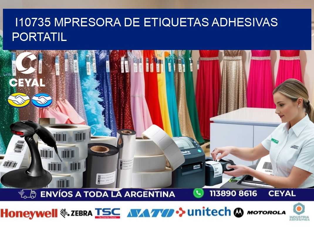 i10735 mpresora de etiquetas adhesivas portatil