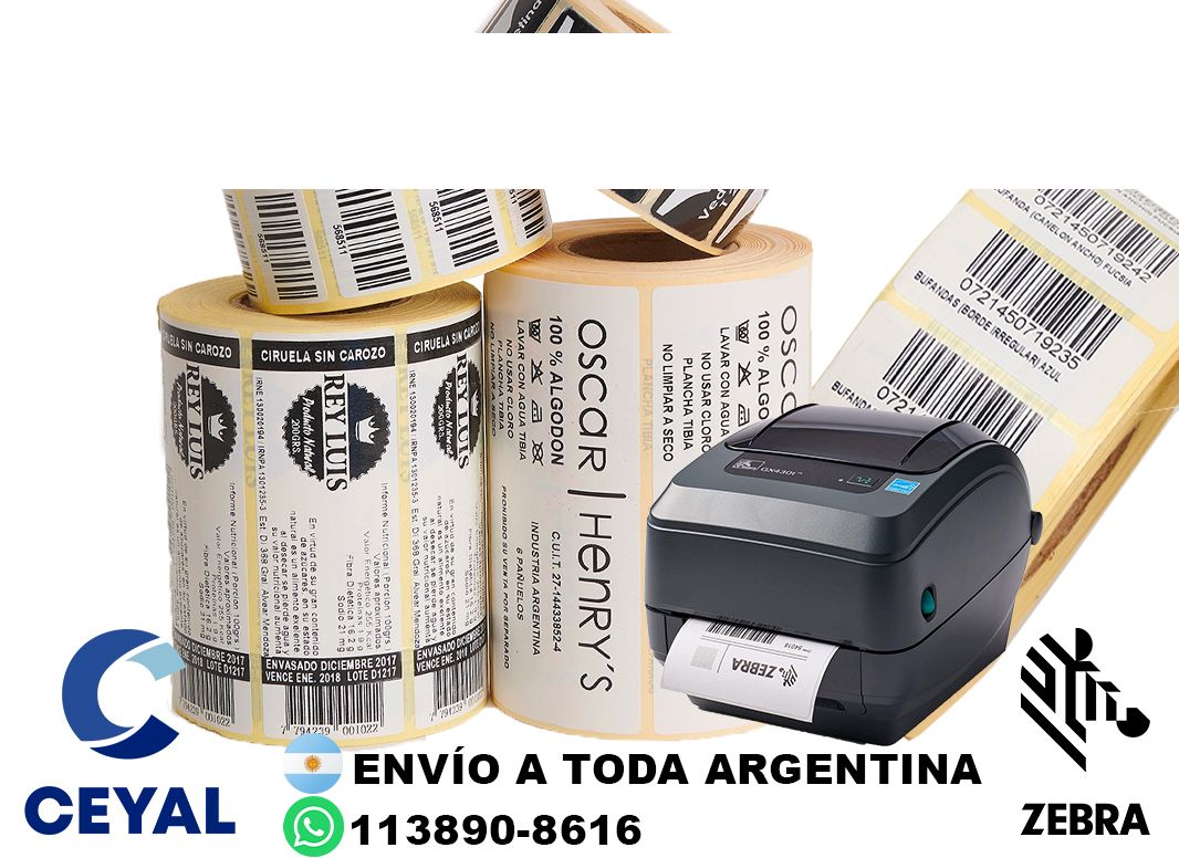 impresoras de etiquetas adhesivas mercadolibre  52 x 24
