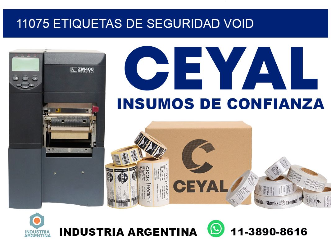 11075 etiquetas de seguridad void