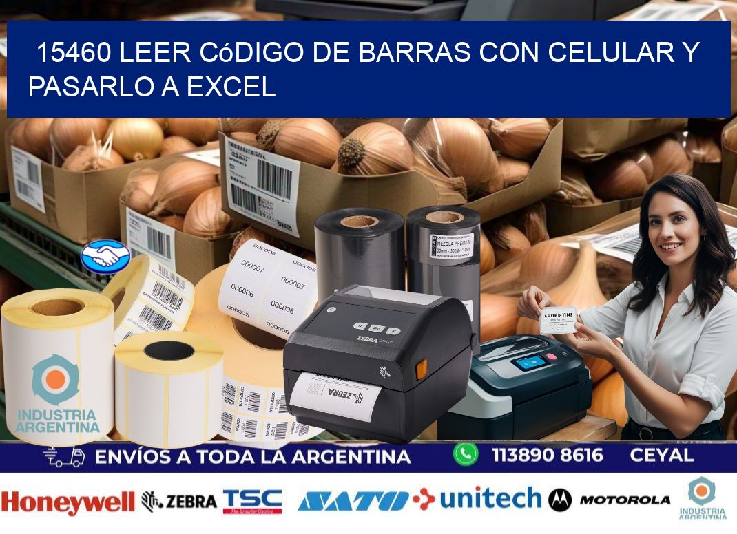 15460 Leer código de barras con celular y pasarlo a Excel