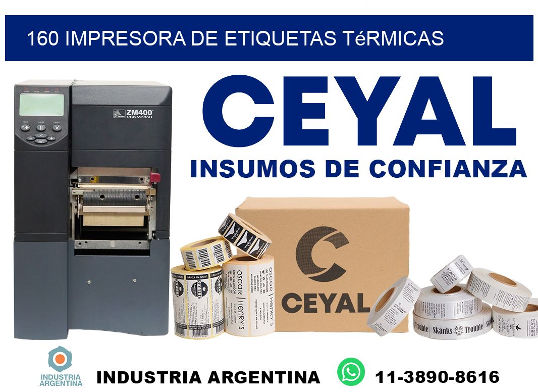 160 Impresora de etiquetas térmicas