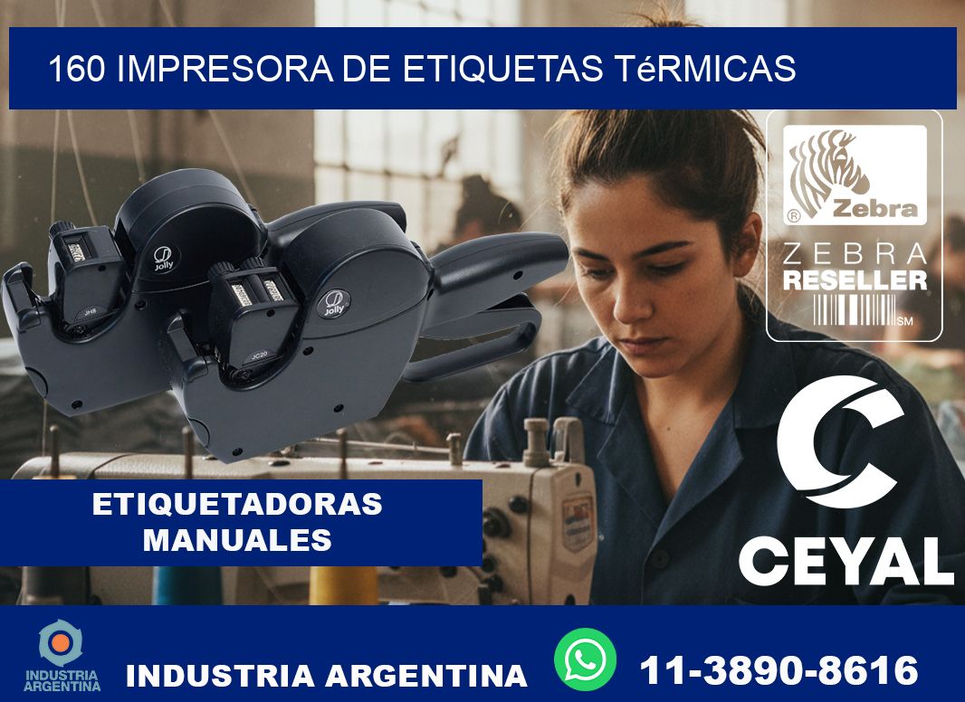 160 Impresora de etiquetas térmicas