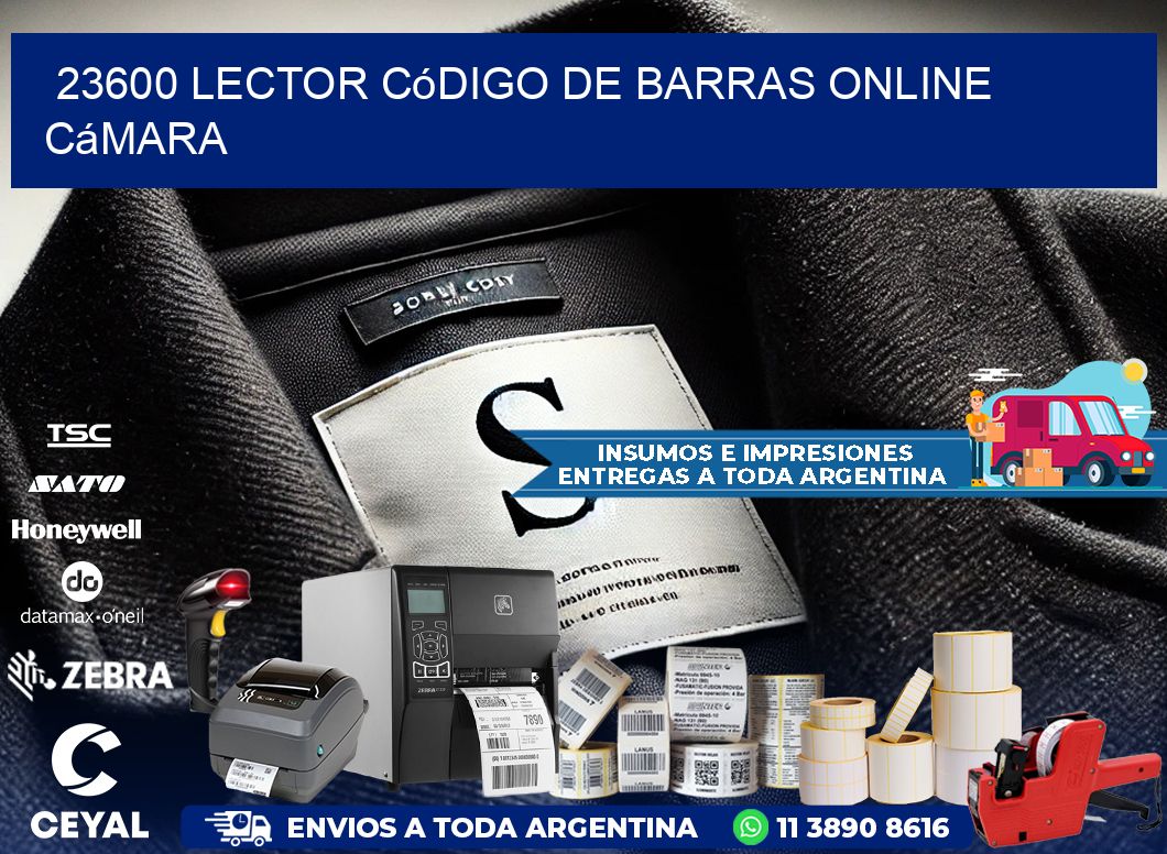 23600 Lector código de barras online cámara