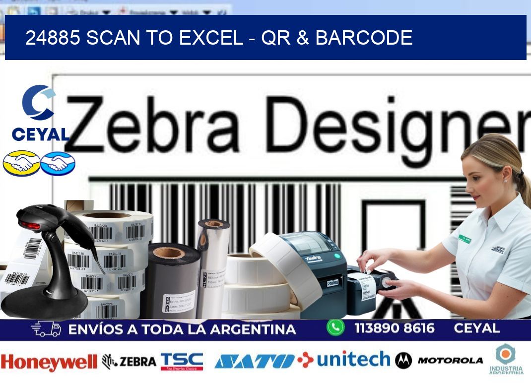 24885 Scan to Excel - QR & Barcode