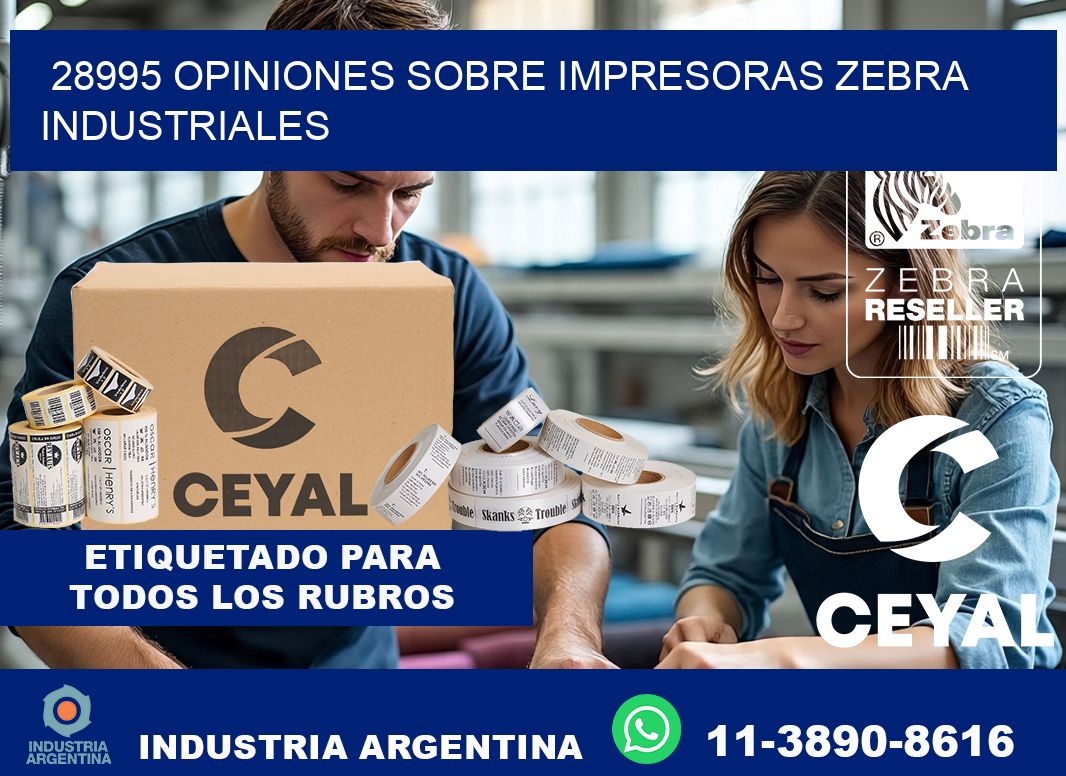 28995 opiniones sobre impresoras zebra industriales