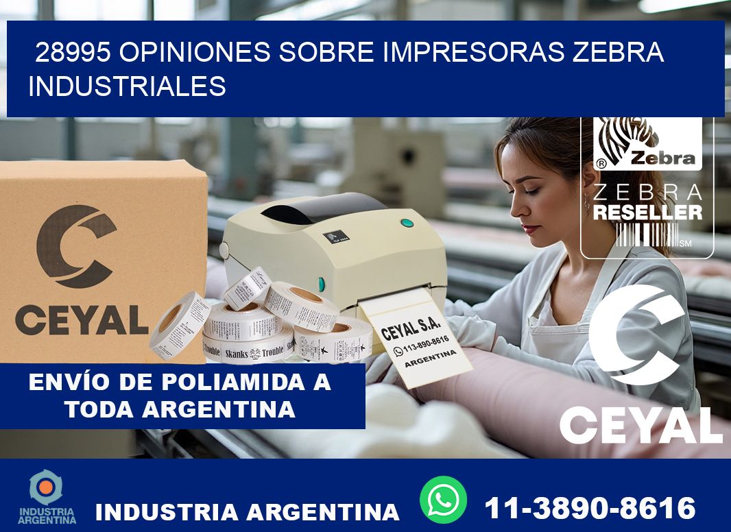28995 opiniones sobre impresoras zebra industriales