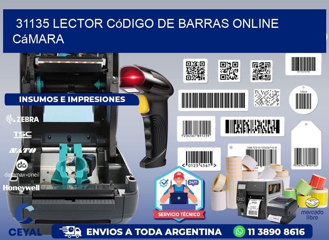 31135 Lector código de barras online cámara