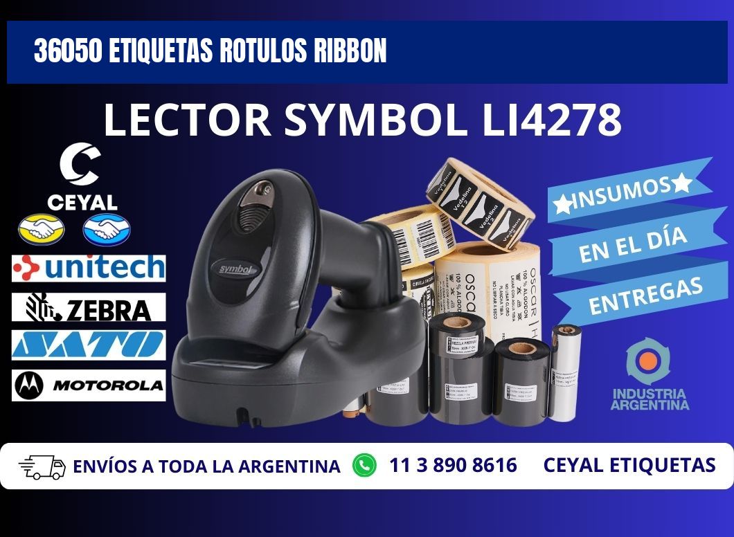 36050 Etiquetas rotulos ribbon