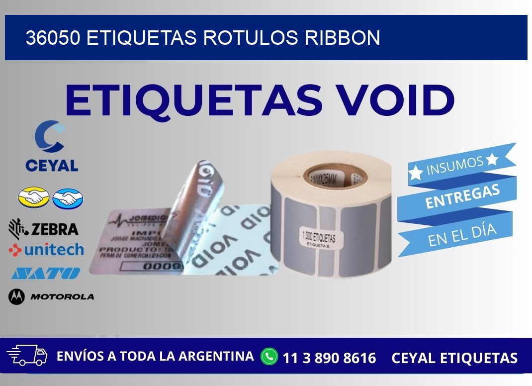 36050 Etiquetas rotulos ribbon