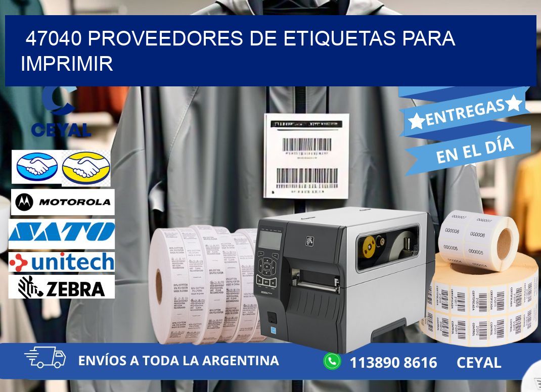 47040 proveedores de etiquetas para imprimir