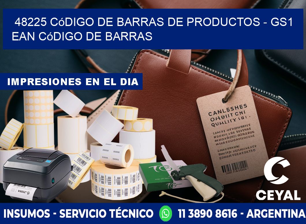 48225 Código de Barras de productos - GS1 ean Código de Barras